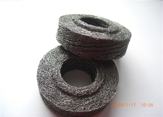 corrosão de filtração alta do desempenho do filtro de 10-100mm Dia Knitted Wire Mesh anti