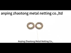 2.5CM rolos de malha de fios de malha de aço inoxidável para telas