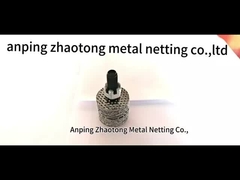 316L malha de fios de malha de malha Twin Wire / Dogan Wire 0,18mm Dia 38mm Largura para isolamento térmico