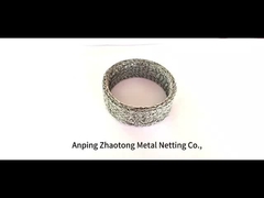 Filtro de malha de arame farpado comprimido de absorção de choque φ2-500 mm Tipo plano