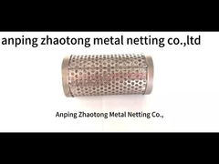 PP / SS316 Tecido de malha de tricô 0,5 mm diâmetro 1000 mm largura forma de grão ondulado