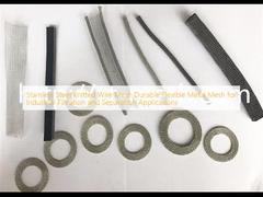 Malha de arame de malha de aço inoxidável resistente malha de metal flexível para aplicações industriais de filtragem e separação