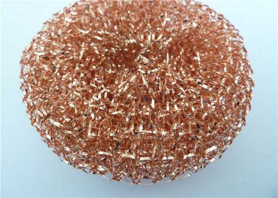 40g metal durável Mesh Scourer de cobre para a limpeza da cozinha dos potenciômetros