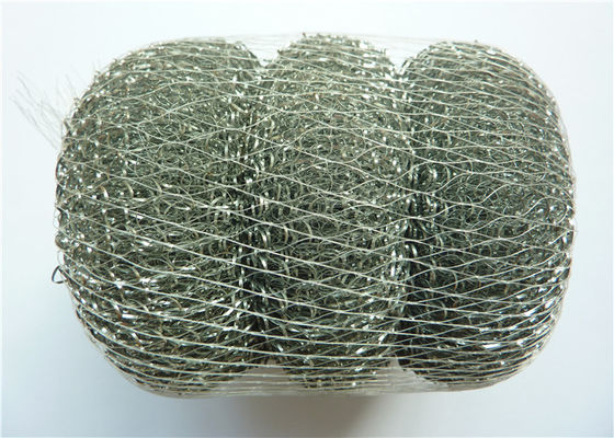 410 prova de limpeza de aço inoxidável resistente Pan Scrubber do odor da bola 50g