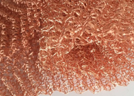 OEM feito malha de cobre ondulado/frisado da rede de arame 0.18mm para o filtro