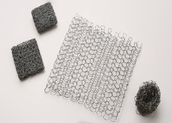 A forma quadrada comprimiu o fio 316 Mesh Filter de aço inoxidável feito malha da rede de arame 80mm