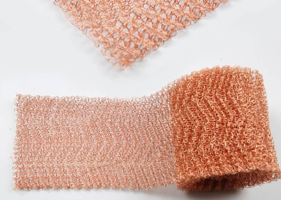 A largura 30-50cm 0.23mm fez malha o fio de cobre Mesh For Industrial Use