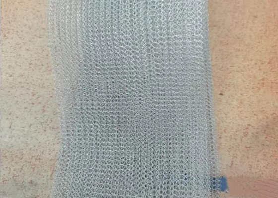 largura Mesh For Distillation Column Packing feito malha cobre de 100mm