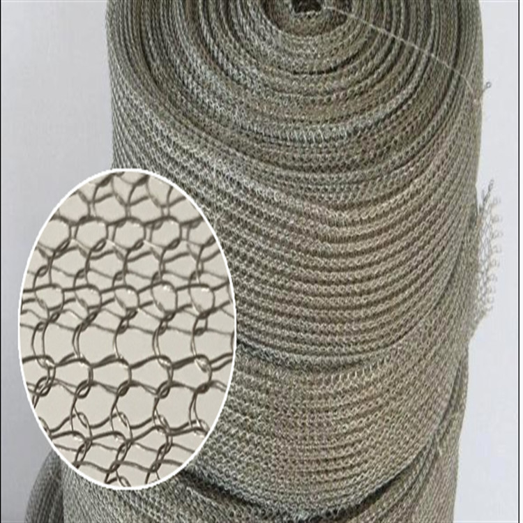 Filtro de malha de arame farpado comprimido cilíndrico à prova de choque aço inoxidável 316 buraco 3*3mm