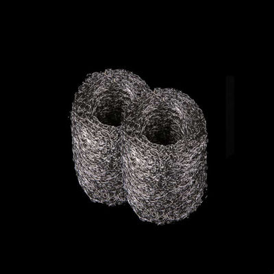 Retalhos de filtro de malha de malha de aço inoxidável com superfície polida