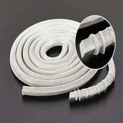 Acoplamento de malha de arame farpado de largura larga resistente à temperatura para uso industrial