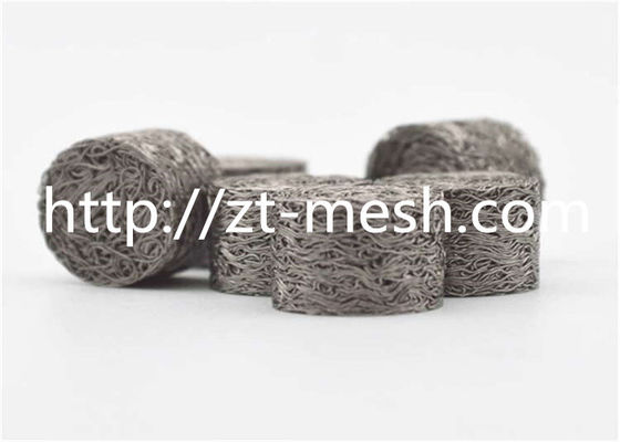 O filtro de rede de arame comprimido 316 de aço inoxidável do diâmetro 13.5*9.5mm fez malha a cor da filtragem de Mesh1μM do fio personalizada