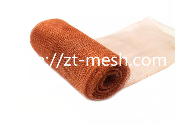 Rede de arame feita malha comprimida resistente à corrosão Width3.8-50 ideal para processamento químico e indústria de gás de petróleo
