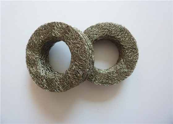 Montagem cilíndrica SS304 SS316 da vibração de OD30mm a anti comprimiu a rede de arame 0.09mm - 0.55mm