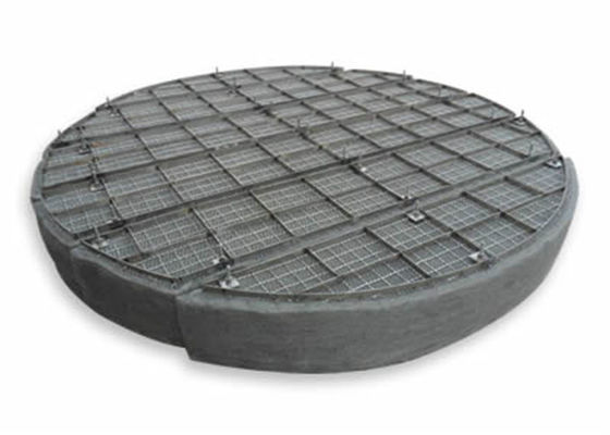 Mesh Pad Demister Dia plástico/de aço inoxidável 100mm para a torre do vapor