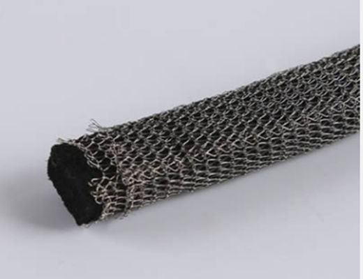 O elastómetro condutor do anel φ5mm do quadrado da gaxeta 316SS de EMI Shielding Knitted Wire Mesh retirou o núcleo