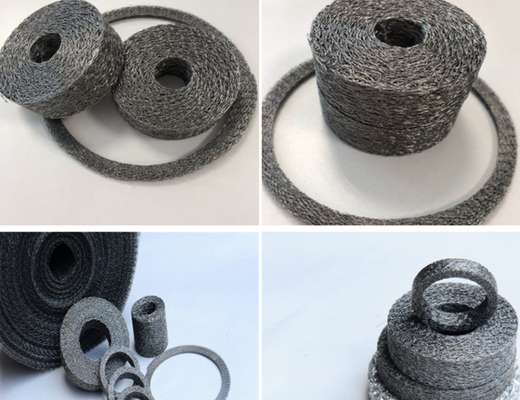 fio feito malha 60*40*20mm Mesh Gasket Shockproof 30mm para silenciosos do automóvel