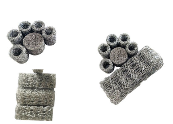 Malha de arame de malha comprimida flexível de 20*60mm, proporcionando excelente filtragem e estabilidade estrutural em aplicações industriais
