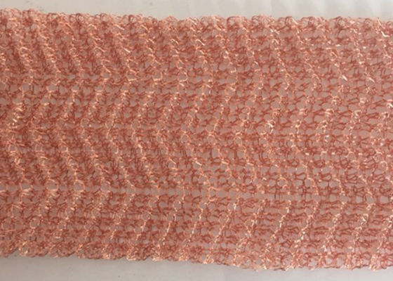 OEM feito malha de cobre ondulado/frisado da rede de arame 0.18mm para o filtro