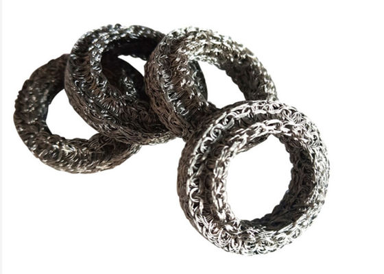 Fio feito malha de aço inoxidável Mesh Mufflers Compressed Filter Mesh do diâmetro 50mm