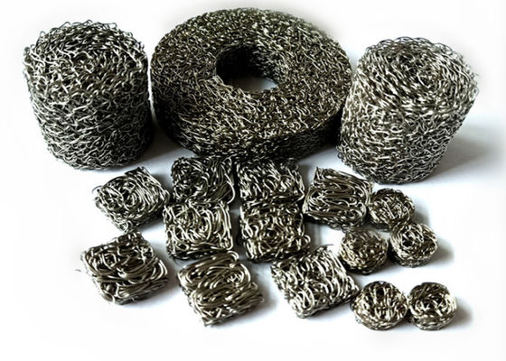 A forma quadrada comprimiu o fio 316 Mesh Filter de aço inoxidável feito malha da rede de arame 80mm