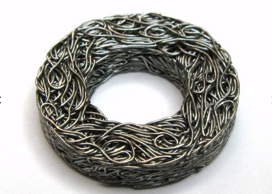 Fio feito malha comprimido à prova de choque cilíndrico Mesh Filter Stainless Steel 310 0.08mm-0.55mm