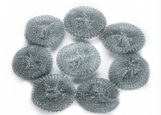 O círculo de aço inoxidável galvanizado de Mesh Scourer 10g 15g dá forma à capacidade de limpeza forte