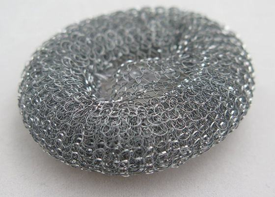 Bola de limpeza de aço inoxidável de prata de 25g 30g para o agregado familiar da cozinha