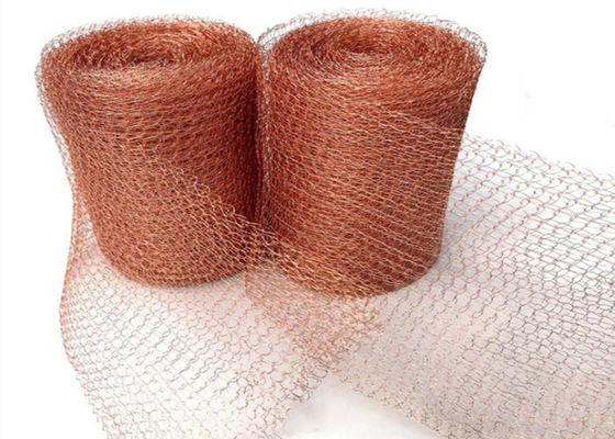 Largura de cobre pura personalizada de 99% Mesh Roll 276mm para a isolação térmica
