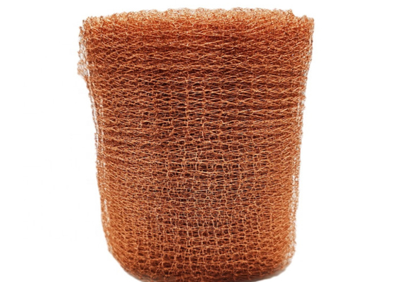 embalagem feita malha de cobre de 0.23mm 99,9% Mesh Roll For Distillation Column
