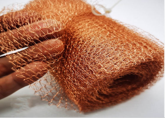 Tipo liso líquido malha da largura 0.28mm da tela de filtro 500mm do gás de cobre vermelho