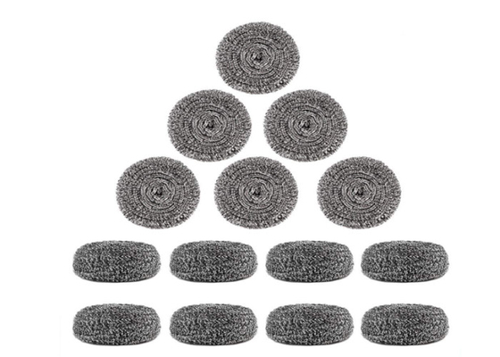 bola 7.5g de limpeza de aço inoxidável de 2*6cm/purificador de prata da cozinha do metal