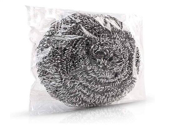 410 cor de limpeza de aço inoxidável resistente da prata do diâmetro 7cm da bola 23g