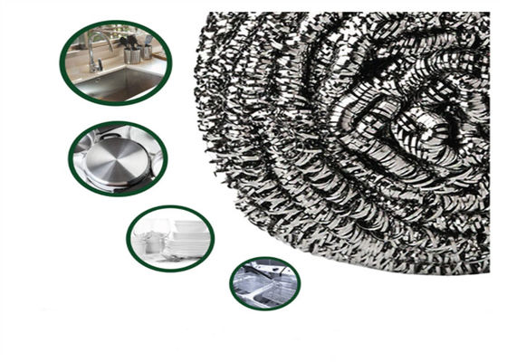 410 cor de limpeza de aço inoxidável resistente da prata do diâmetro 7cm da bola 23g