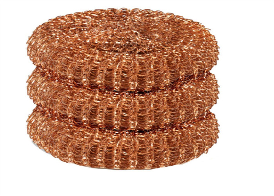 Bola de aço inoxidável da limpeza da casa, bola 20g 6.5*6.5cm do fio de cobre do ODM