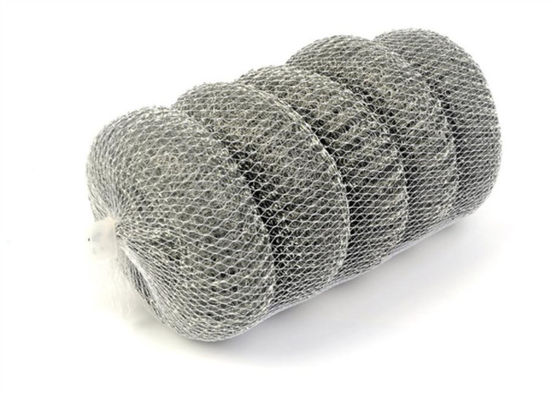 bola da limpeza da cozinha de 5pcs 20Gram, OEM galvanizado de aço inoxidável de Mesh Scourer