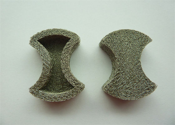 Núcleo 35mm elástico feito malha ISO9001 folheado de Mesh Washer Stainless Steel Wire 0.12mm do fio