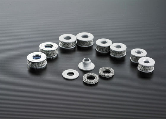 Círculo Ring Shape Sus Knitted Wire Mesh Gasket Compressed do metal para o motor de veículo