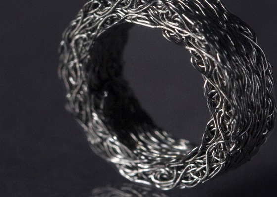 O diâmetro de nível elevado 25mm do metal comprimiu o fio feito malha Mesh For Automobile