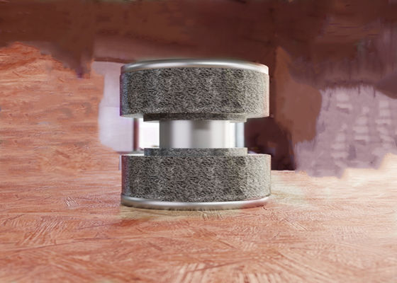 Espessura 10mm dos amortecedores Od29mm Id24mm do coxim do metal de Sus316l