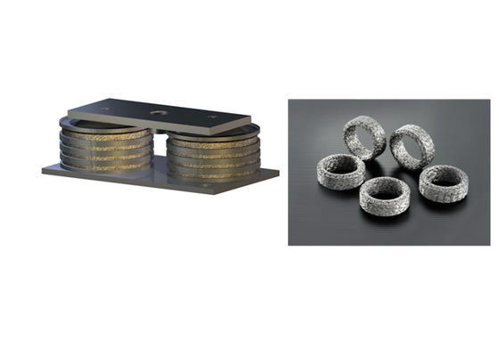 Amortecedores cilíndricos do coxim do metal da forma Od80mm para a absorção de choque