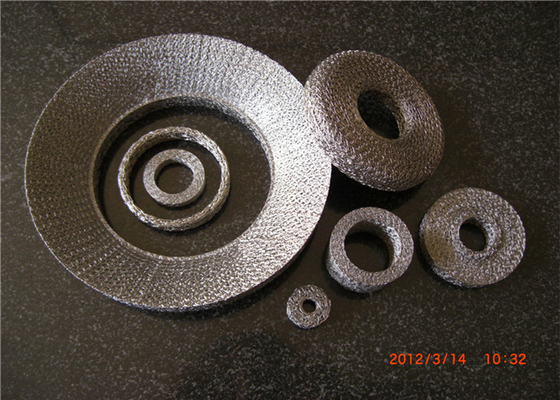 Fio feito malha comprimido Mesh Gasket Dia .50mm AISI 316L para o auto ruído de motor