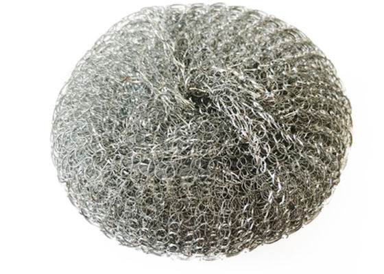 Bola de limpeza de aço inoxidável de cor prateada personalizada de 10g com forte capacidade de limpeza para uso em restaurantes