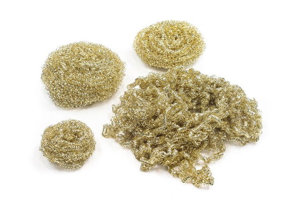 o cobre liso de limpeza de aço inoxidável do agregado familiar da bola de 12mm chapeou
