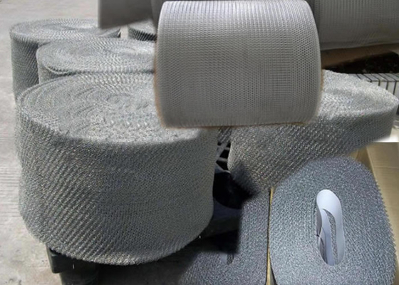 o fio feito malha Ss Mesh Making Demister Pads And de 0.2mm comprimiu gaxetas